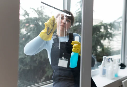 Nettoyage de vitres intérieures et extérieures à Feuges